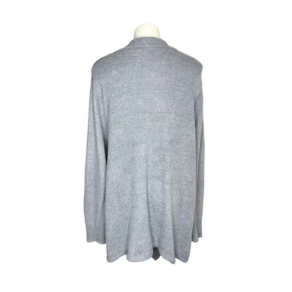 SOFT SURROUNDINGS Soft Drapey Coastal Blue Cardigan Size OS - Picture 2 of 12